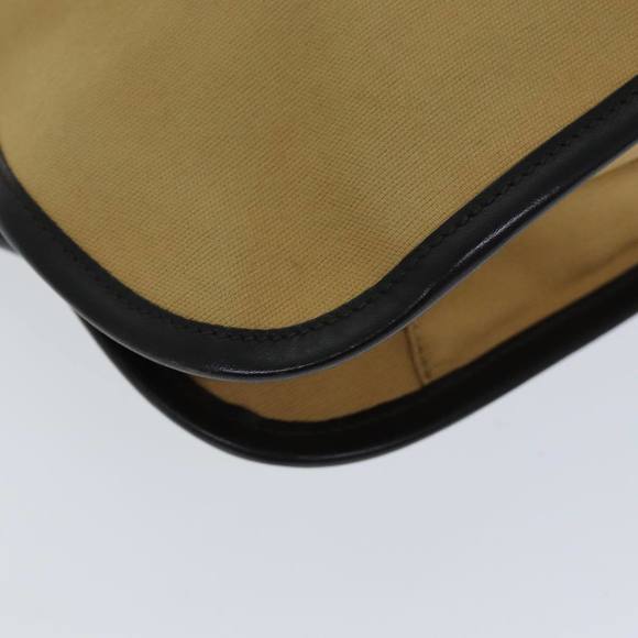 GUCCI Web Sherry Line Shoulder Bag Canvas Beige Green 001 4321 2684 Auth ac2967 - Picture 14 of 16